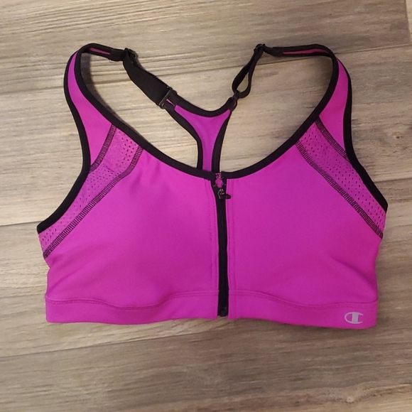 champion zip bra